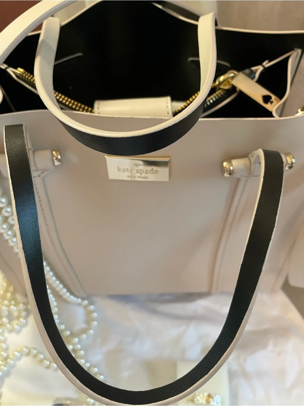 Kate Spade ♠️ New York Cream Arbor Hill Elodie Shoulder Bag